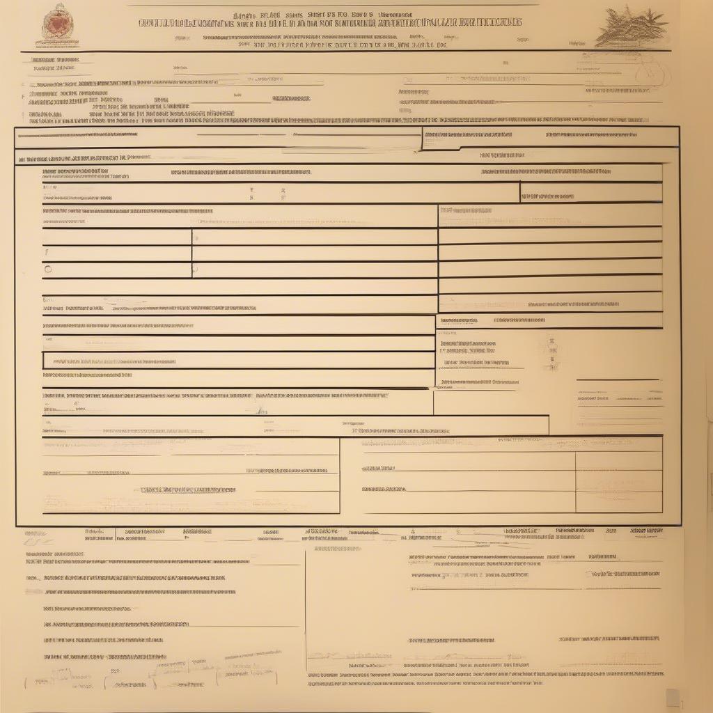 Biểu mẫu hộ tịch theo thông tư 15/2015