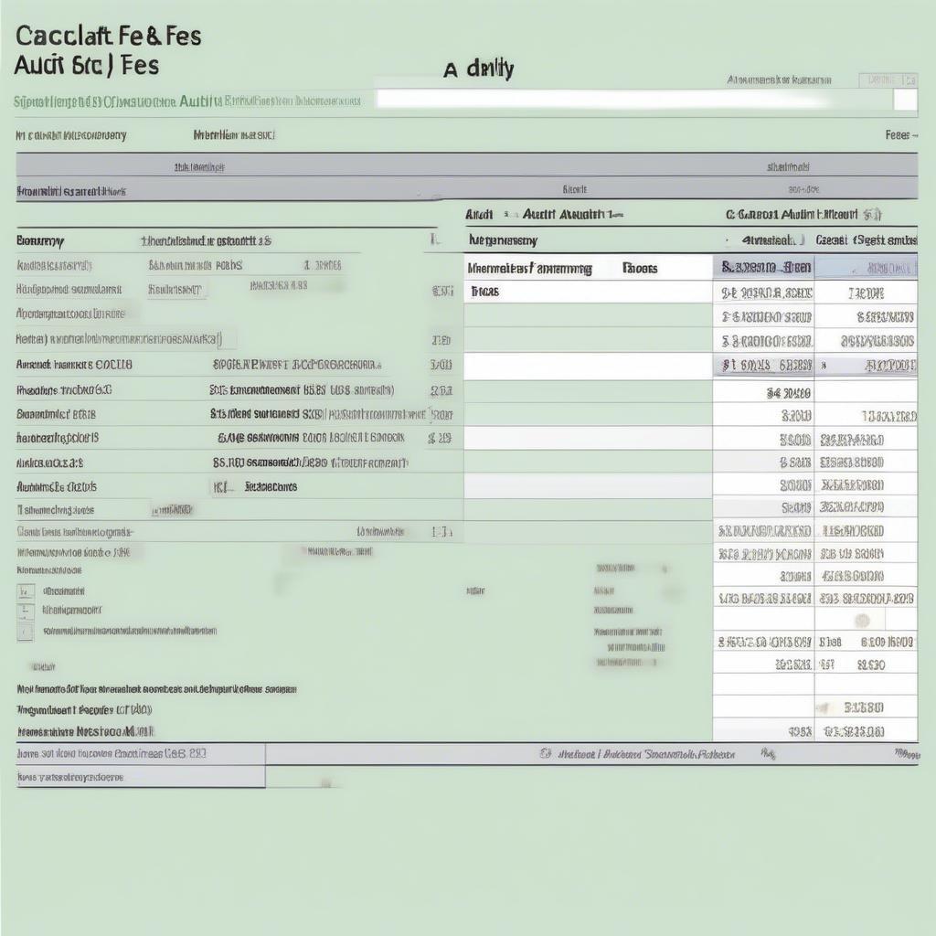 Tính chi phí kiểm toán theo Thông tư 64 trên Excel